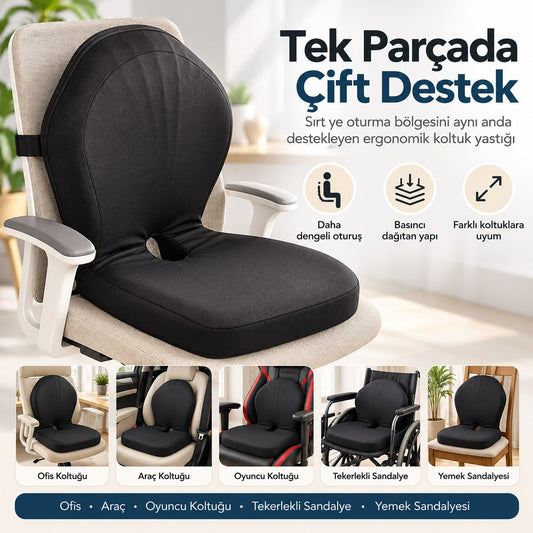 Ergova Tek Parça Ergonomik Oturma Desteği